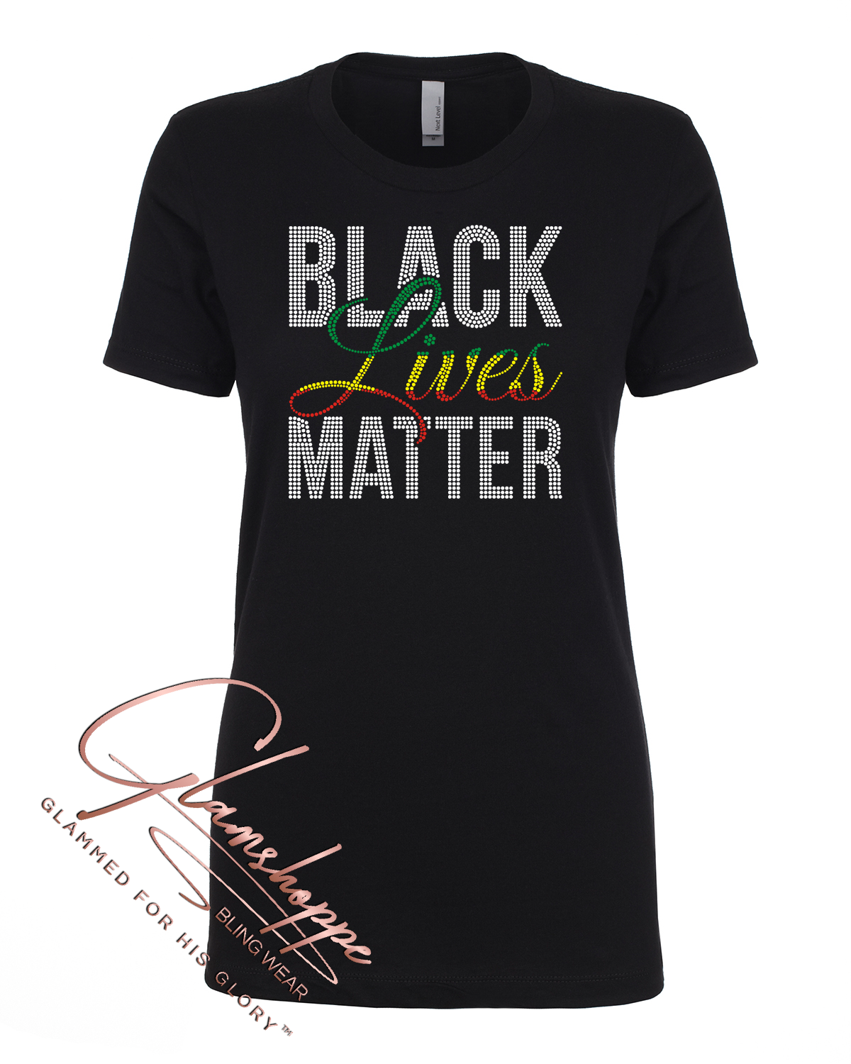 Black Lives Matter Bling Tee