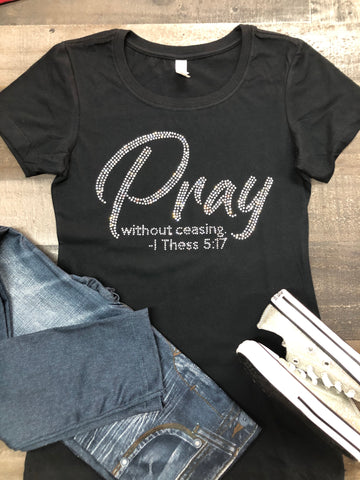 PRAY Bling Tee