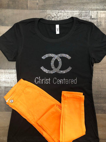 Christ Centered Bling Tee