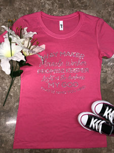 Pink WayMaker Bling Tee